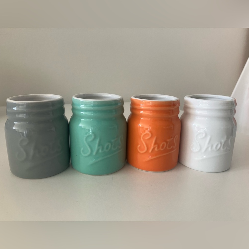 Mason Jar Shot Glass Set